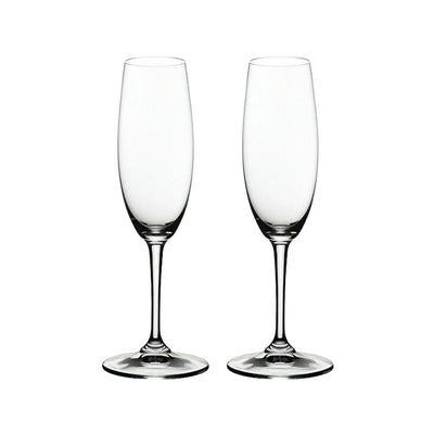Engravable Crystal Champagne Flutes - Set of 2