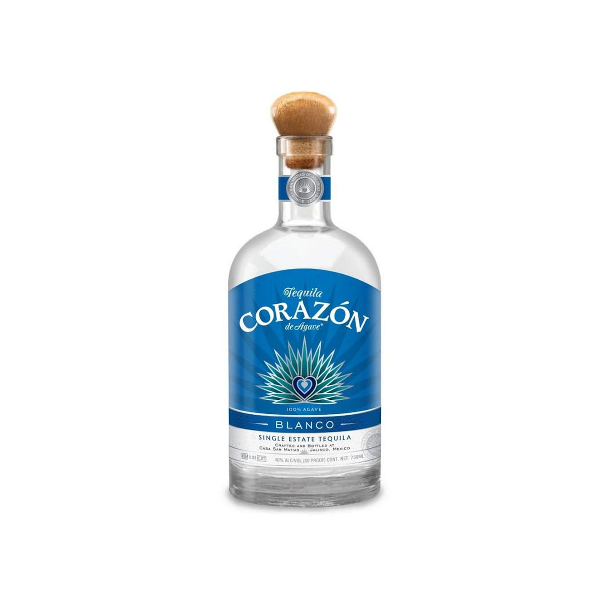 Corazón de Agave Blanco Tequila – Single Estate 750ml