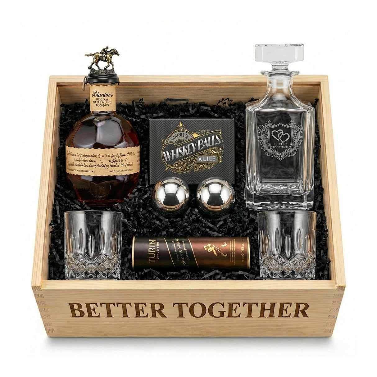 Blanton's Original – Bourbon Date Night "Better Together" Gift Crate