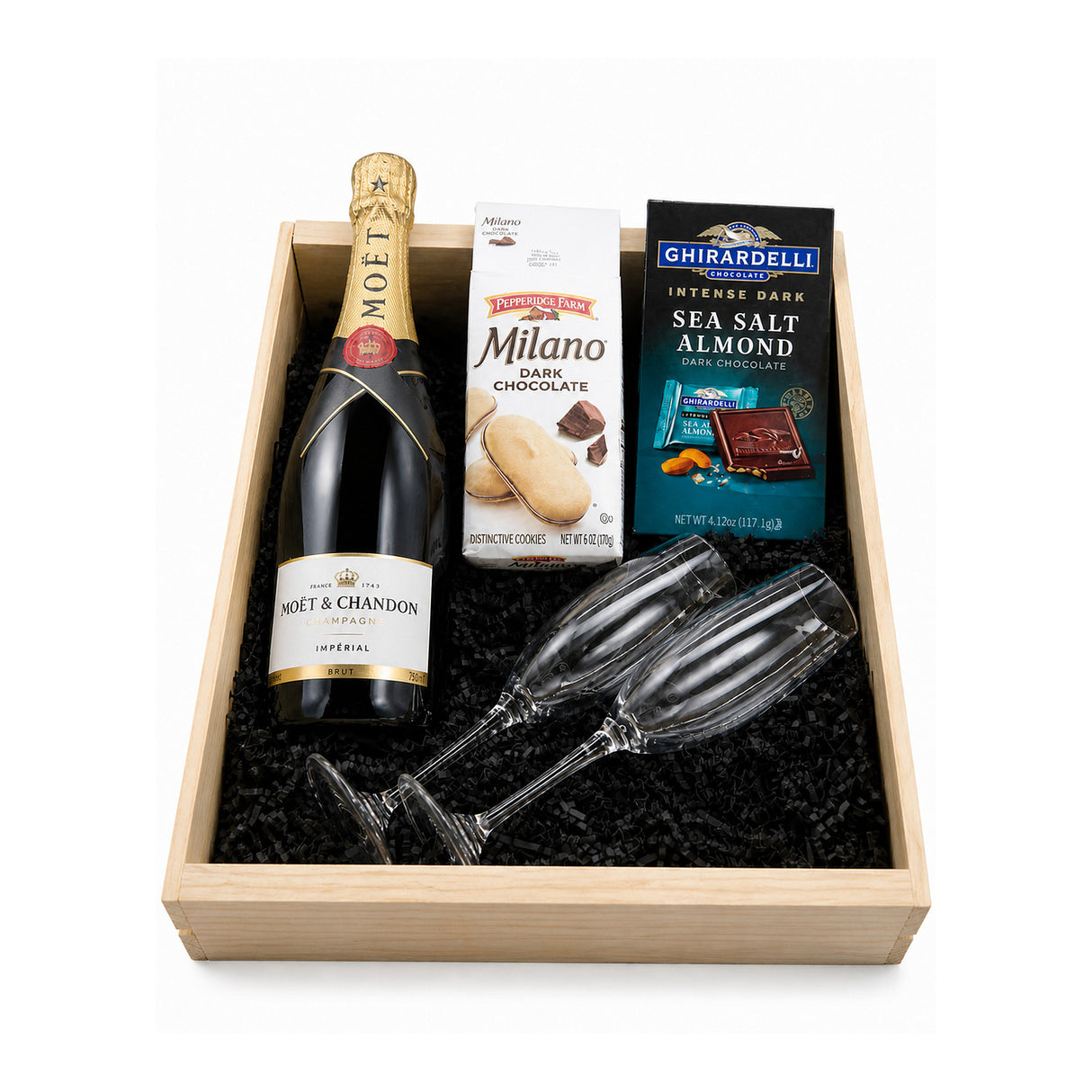 Moët & Chandon Brut Impérial Champagne Gift Crate 750ml - Collector Gift Selection