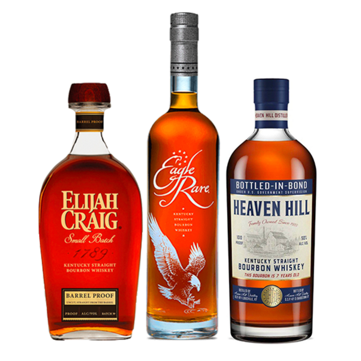 Bundle | Heaven Hill - Eagle Rare - Elijah Craig 3 Pack - TOPBOURBON