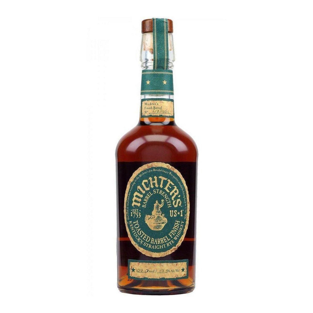Michter’s Toasted Barrel Strength Rye Whiskey 750ml