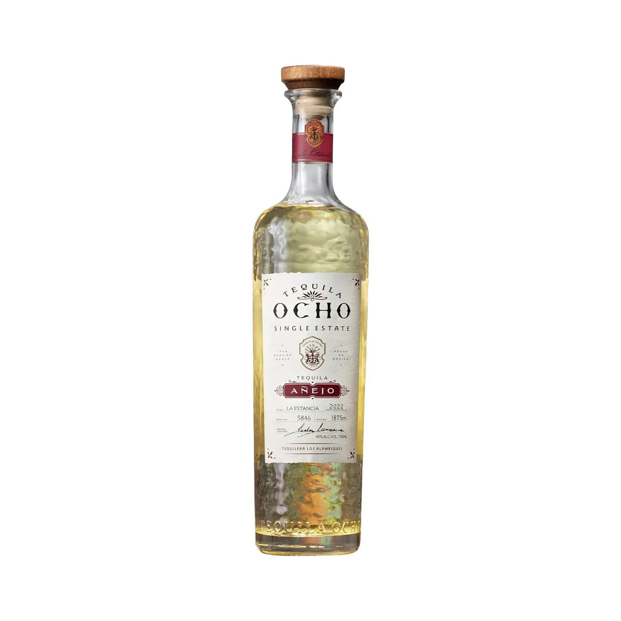 Tequila Ocho Añejo Single Estate Tequila – 750ml