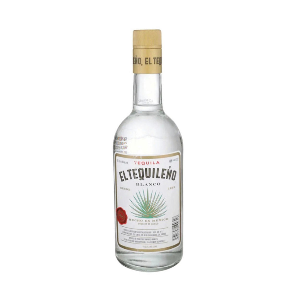 El Tequileño Blanco Tequila 750ml