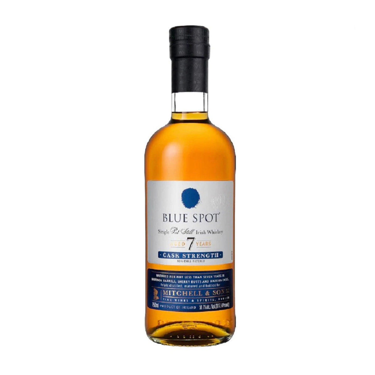 Blue Spot 7 Year Old Cask Strength Irish Whiskey 700ml