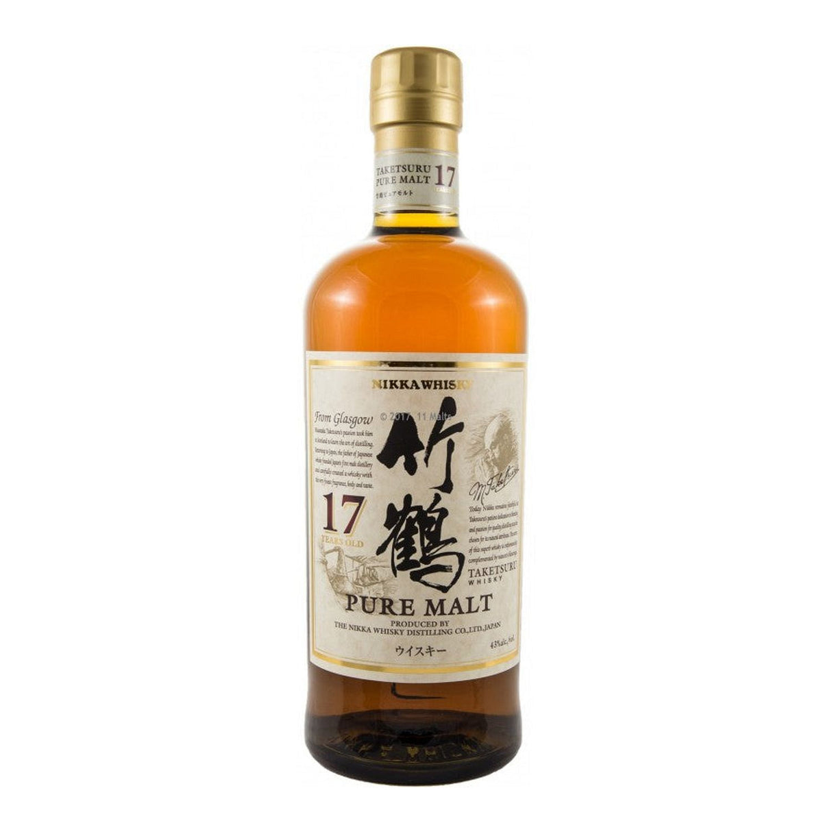 Nikka Taketsuru Pure Malt 17 Year Japanese Whisky 750ml