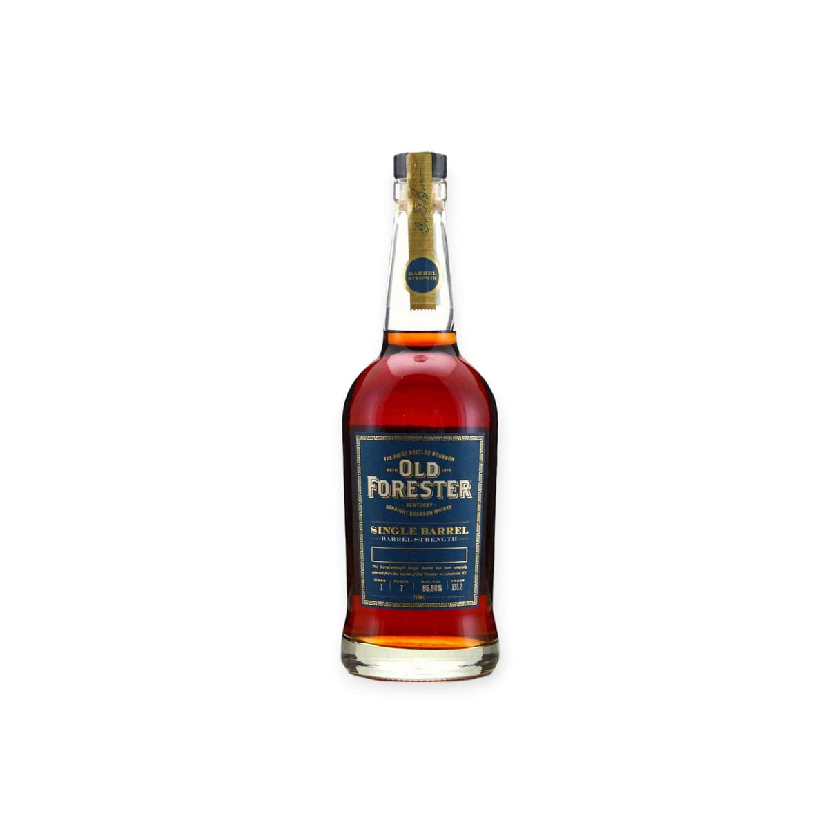 Old Forester Single Barrel Barrel Strength Bourbon Whiskey 750ml