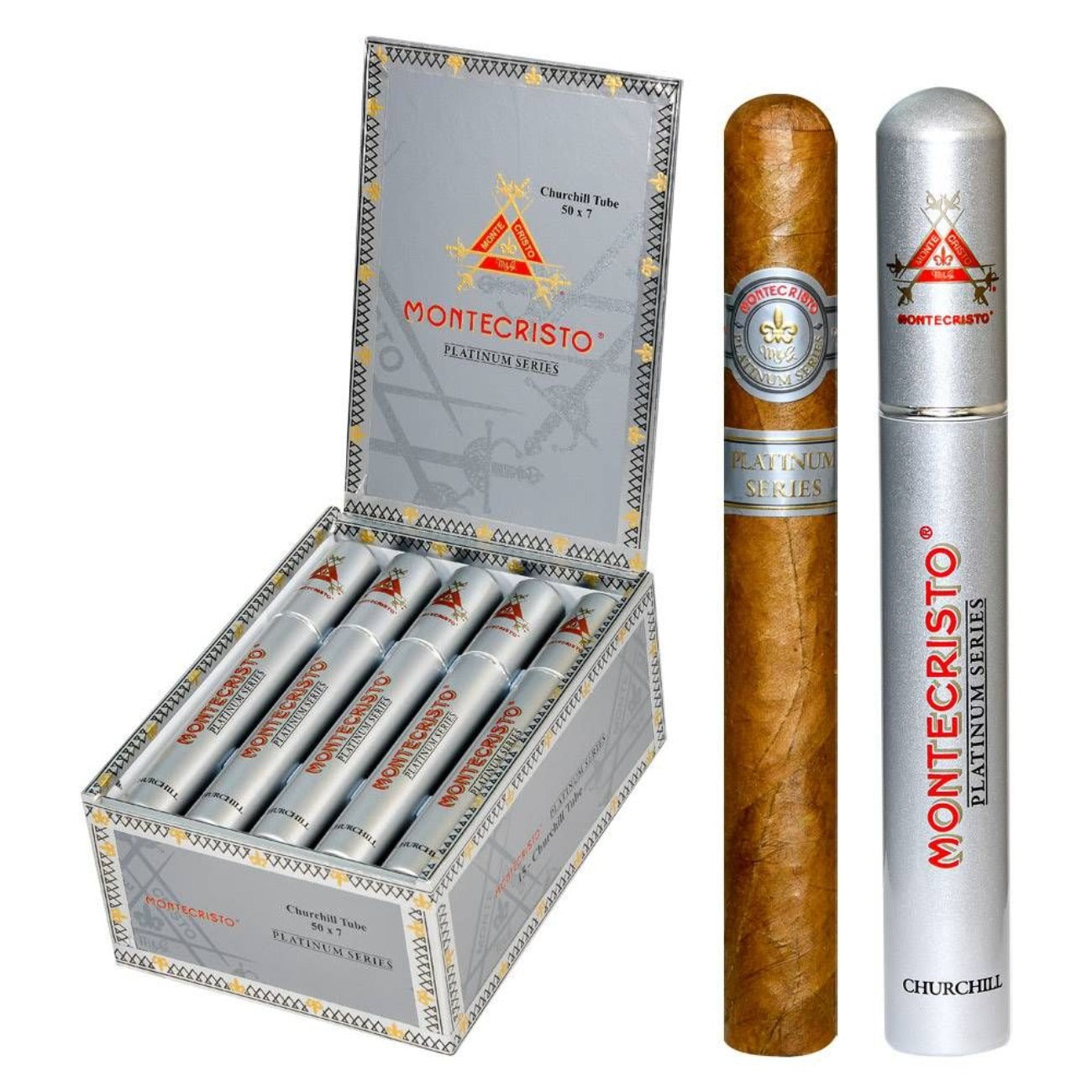 Montecristo Platinum Churchill Tube Single Cigar
