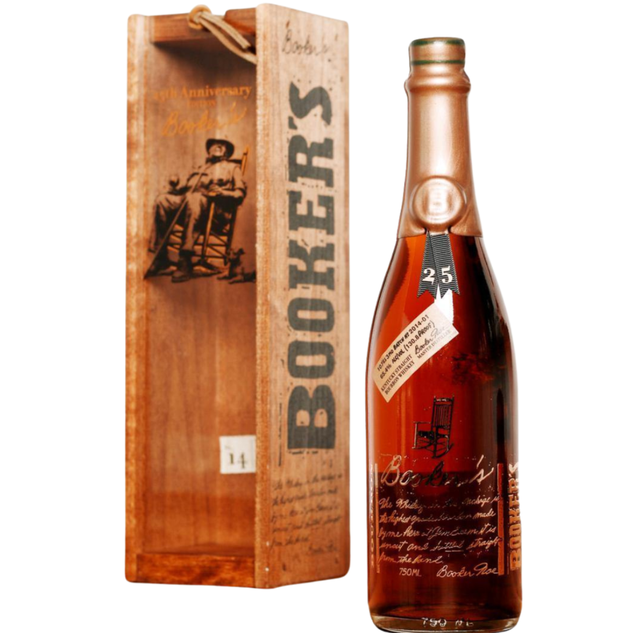 Booker’s 25th Anniversary Bourbon Whiskey – Limited Edition 750ml