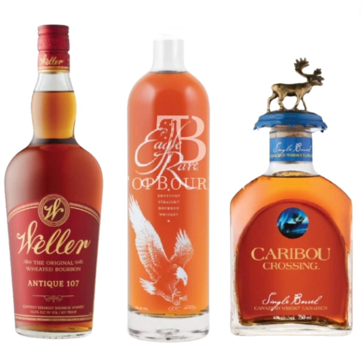Red, White & Blue Patriotic Bourbon Whiskey Bundle
