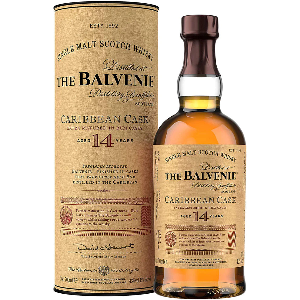 The Balvenie 14 Year Caribbean Cask Single Malt Scotch Whisky