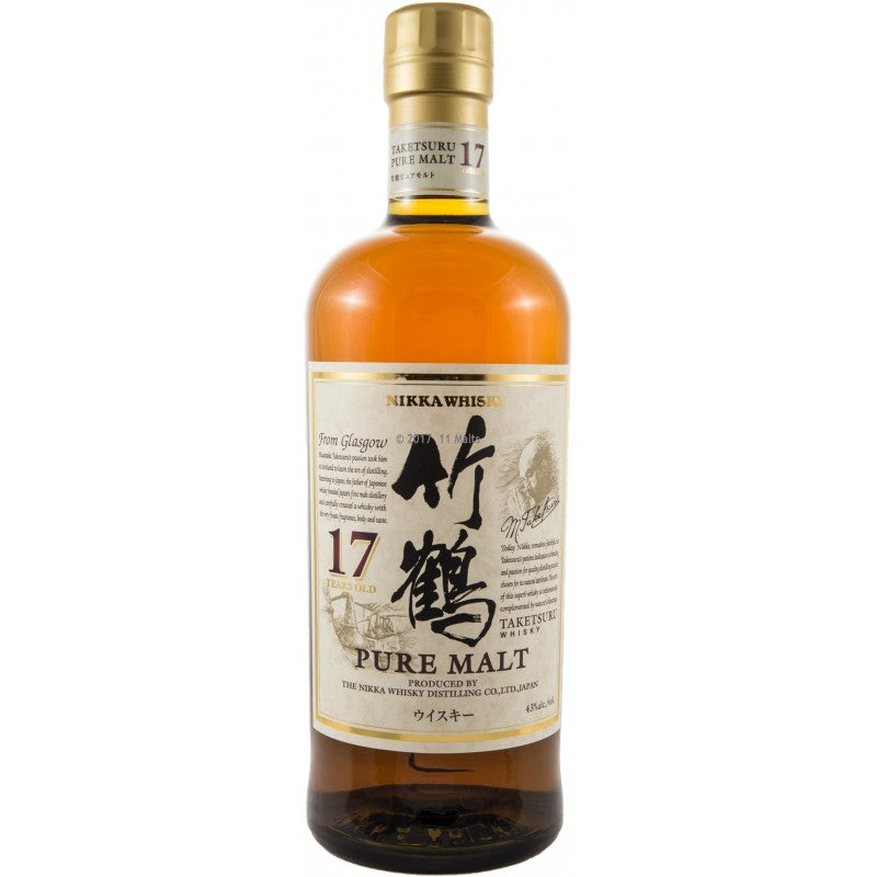 Nikka Taketsuru Pure Malt 17 Year Japanese Whisky 750ml
