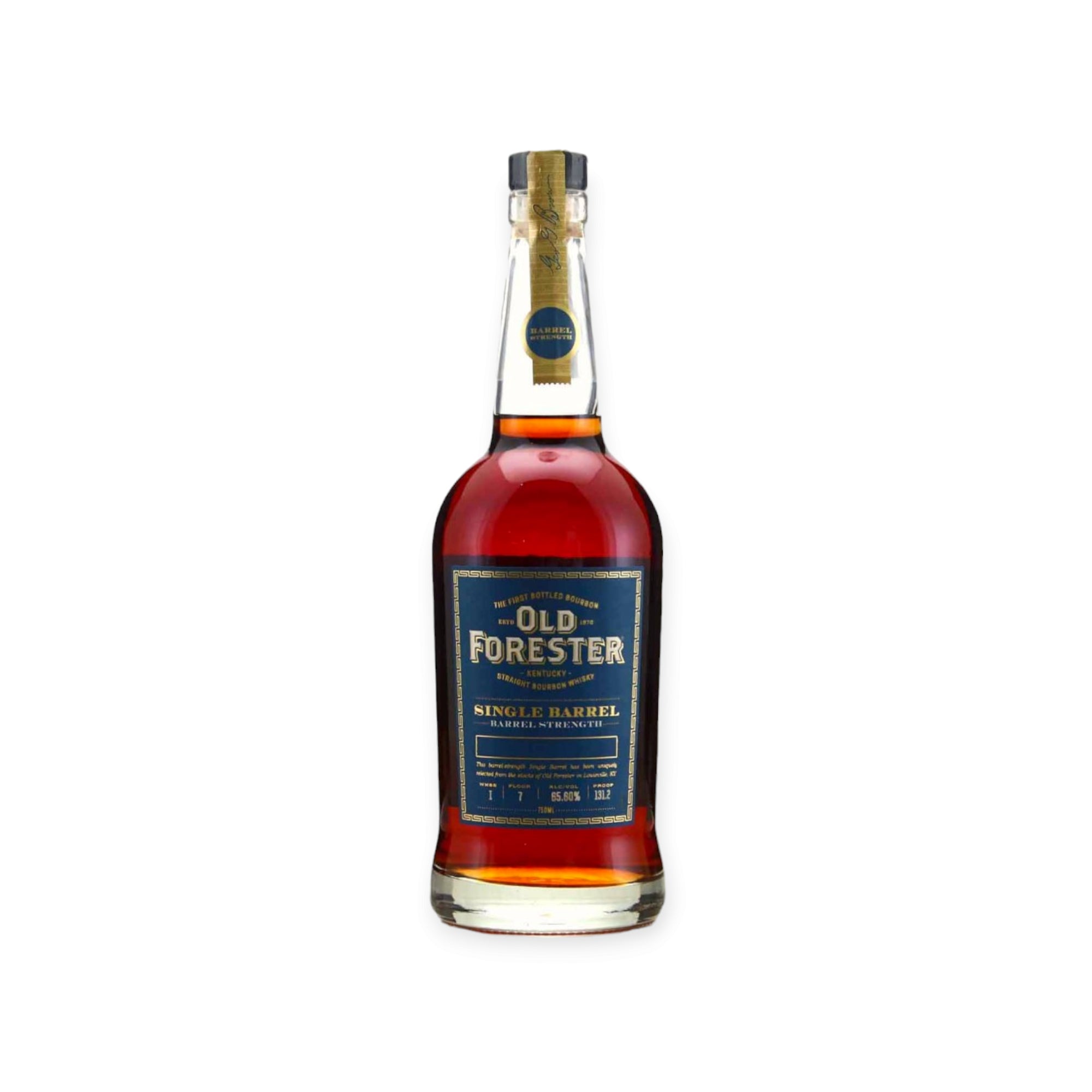 Old Forester Single Barrel Barrel Strength Bourbon Whiskey 750ml