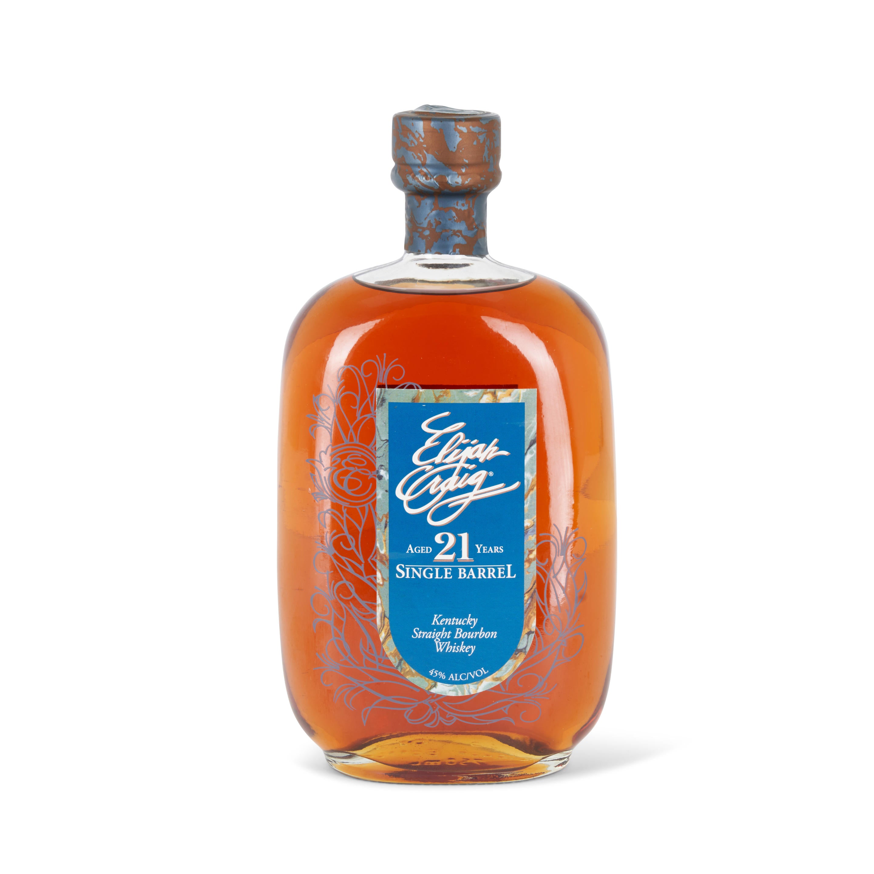 Elijah Craig 21 Year Old Single Barrel Straight Bourbon Whiskey 750ml