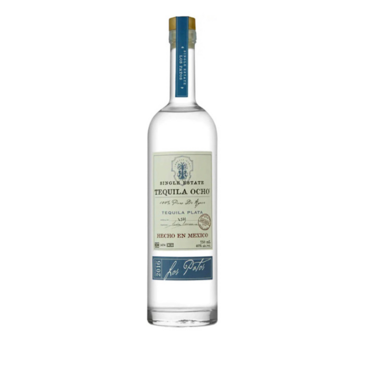 Tequila Ocho Plata Single Estate Tequila – 750ml