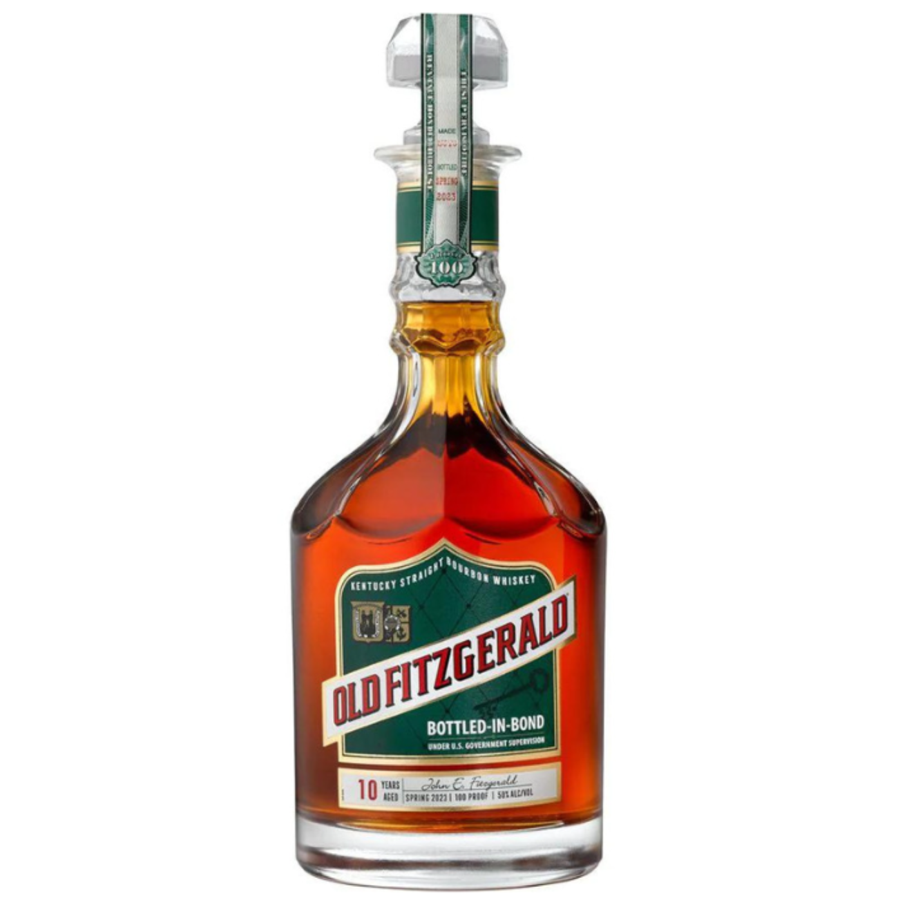 Old Fitzgerald 10 Year Bottled-in-Bond Bourbon Whiskey 750ml