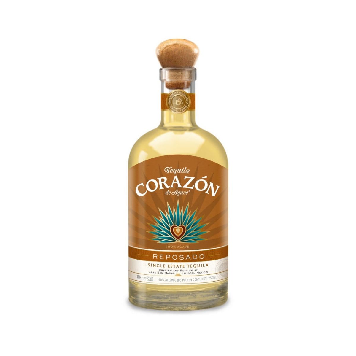 Corazón de Agave Reposado Tequila 750ml