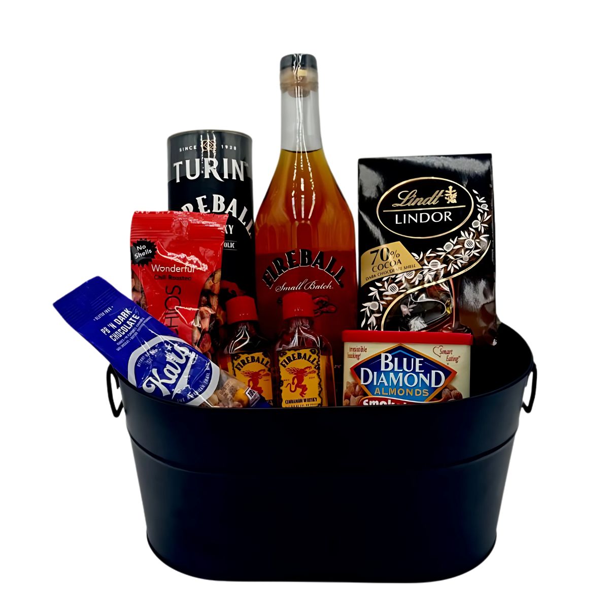 Fireball Cinnamon Whisky Small Batch Gift Basket 750ml