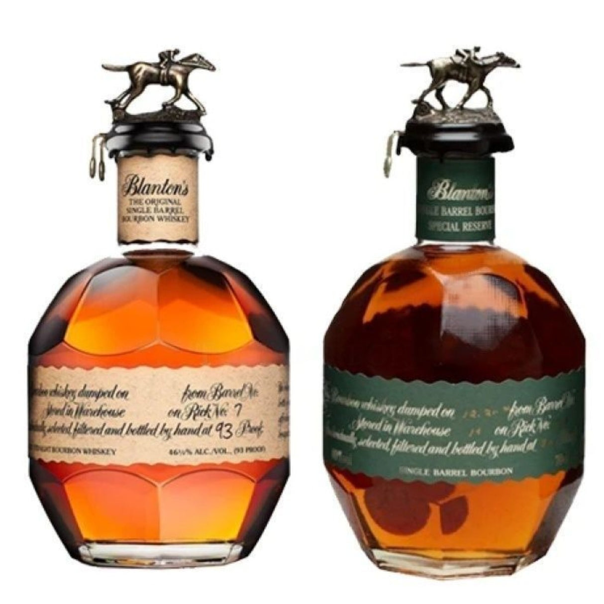 Blanton'sOriginal Single Barrel and Special Reserve Green Label Bourbon Bundle