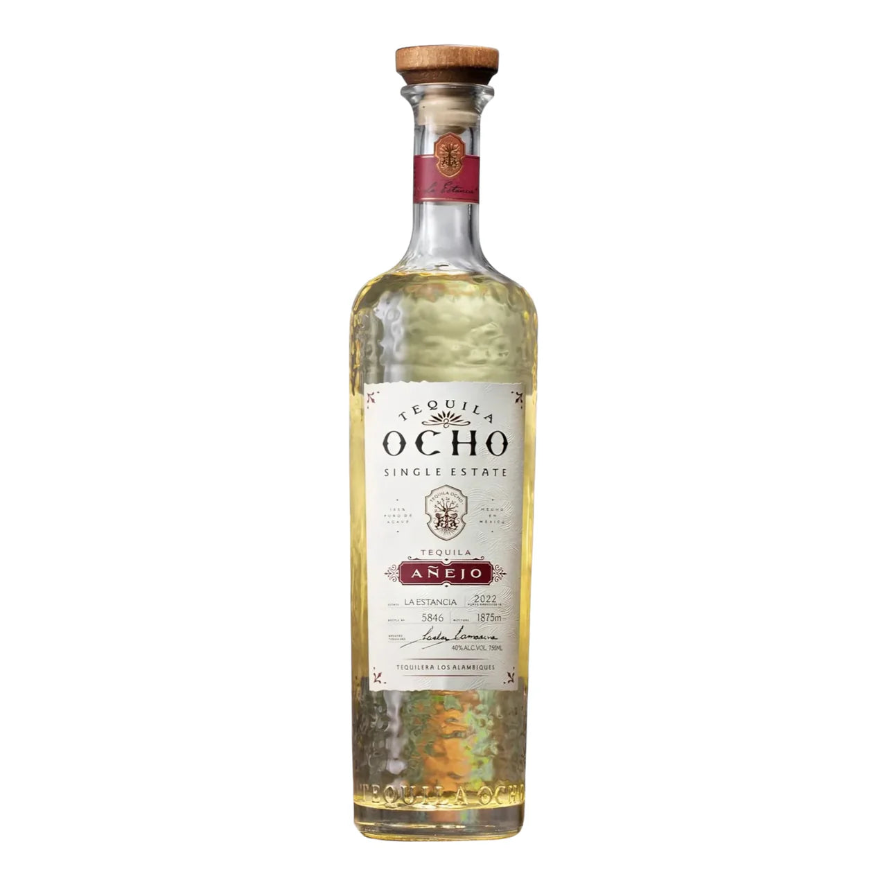 Tequila Ocho Añejo Single Estate Tequila – 750ml