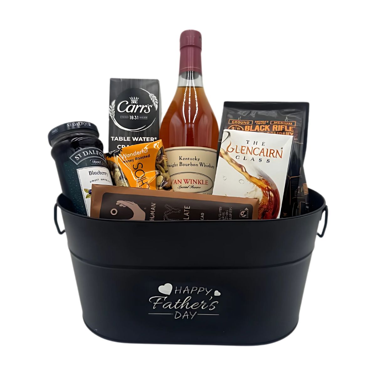 Pappy Van Winkle Special Reserve 12 Year Lot B Bourbon Whiskey Father’s Day Basket