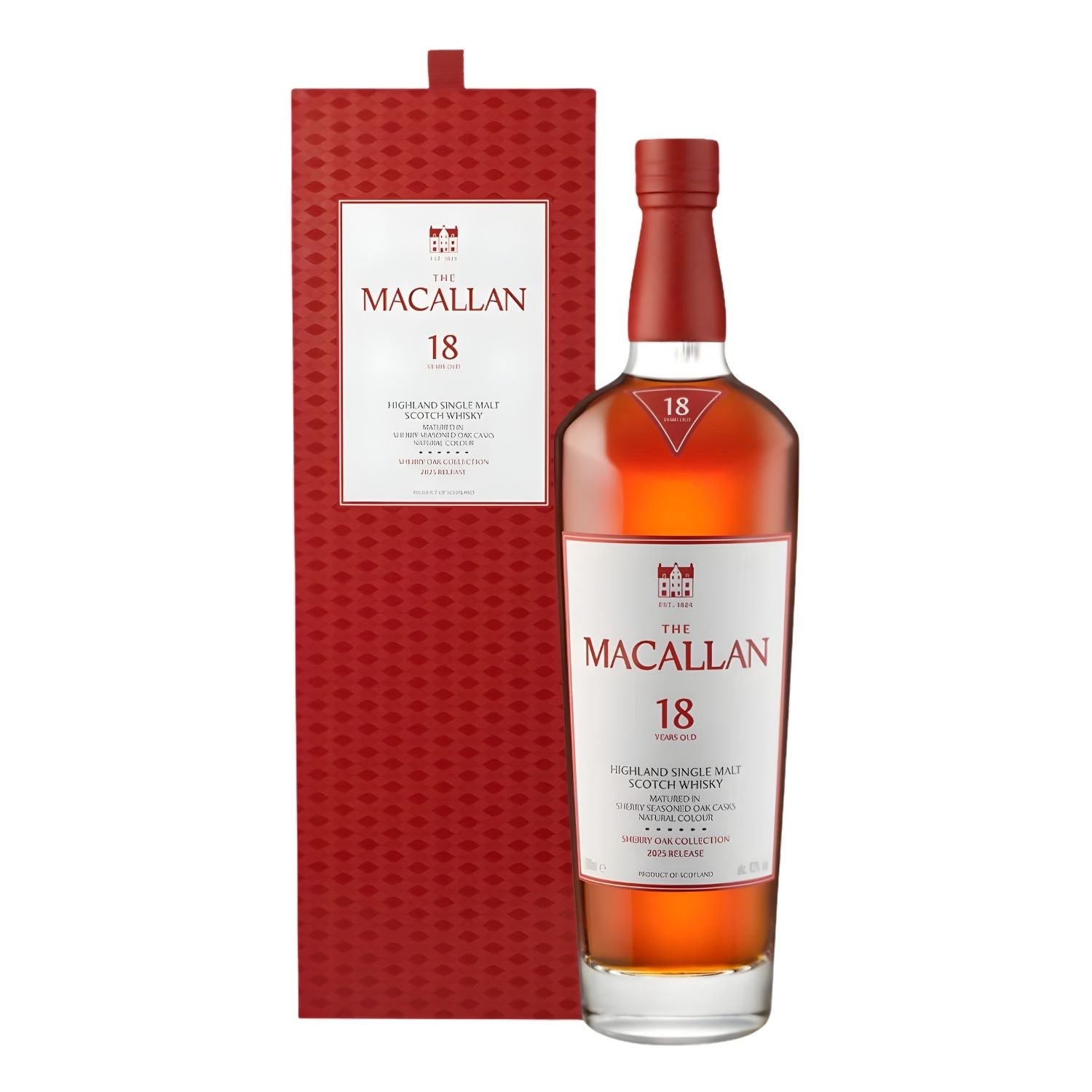The Macallan 18 Year Sherry Oak Scotch Whisky – 750ml