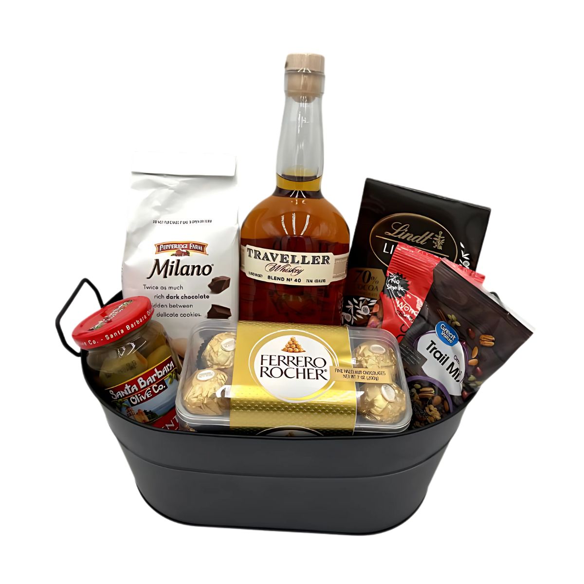 Traveller Blend No. 40 Whiskey Gift Basket