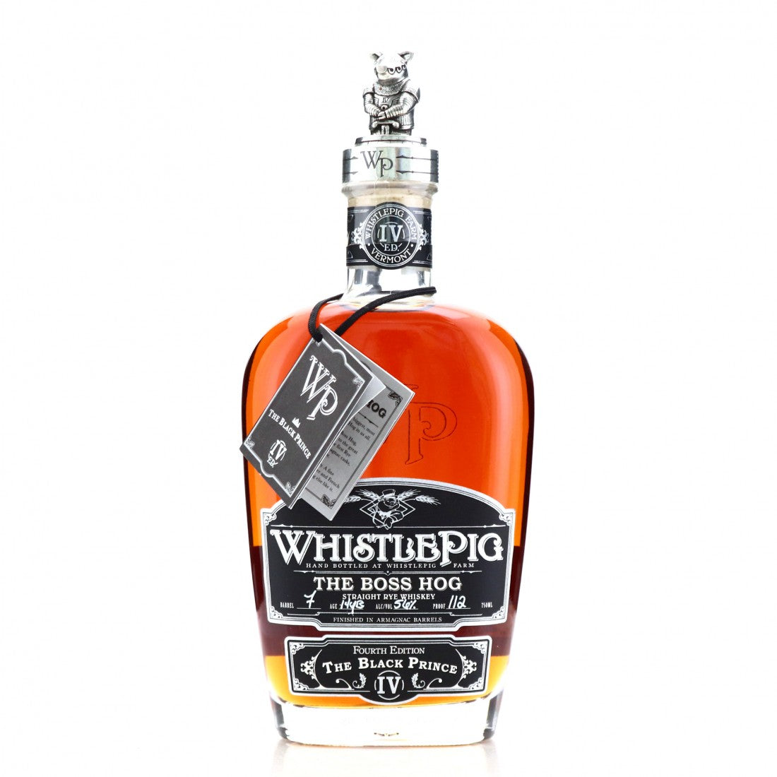 WhistlePig The Boss Hog Black Prince 4th Edition Straight Rye Whiskey