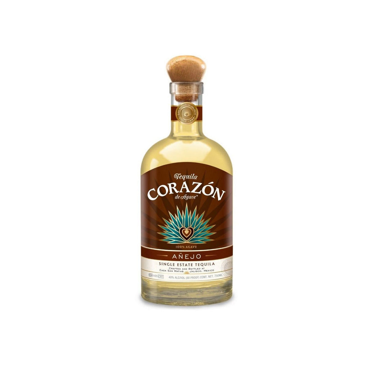 Corazón de Agave Añejo Tequila – Single Estate 750ml