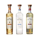 Tequila Ocho Single Estate Collection - Anejo, Reposado & Plata (3 x 750ml)