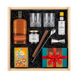 Bulleit Bourbon Old Fashioned Gift Crate - Whiskey, Bar Tools, Glasses & Cocktail Cherries