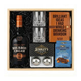 Buffalo Trace Bourbon Cream Gift Crate - Liqueur, Glasses, Chocolate & Whiskey Balls