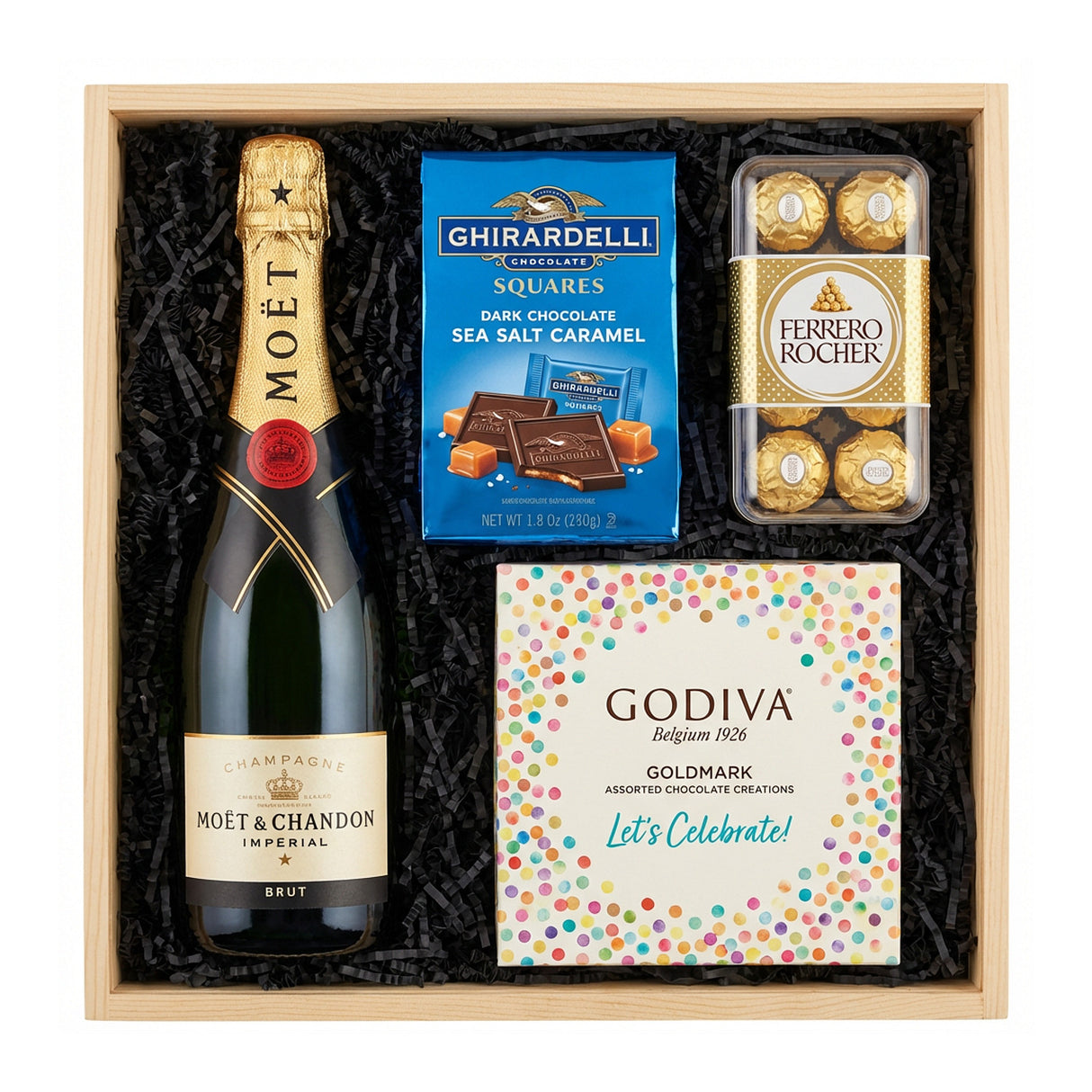 Moët & Chandon Impérial Brut Champagne & Chocolate Celebration Gift Crate