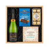 Veuve Clicquot Extra Brut Extra Old Champagne & Chocolate Celebration Gift Crate