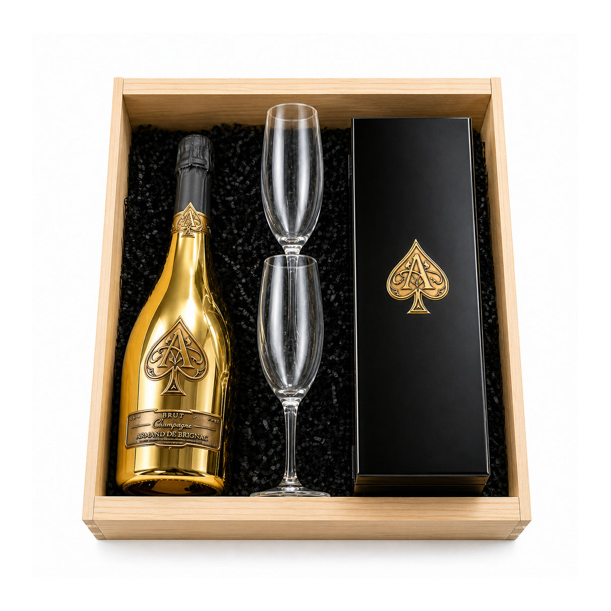 Armand de Brignac Ace of Spades Gold Champagne Gift Set 750ml - Collector Gift Selection