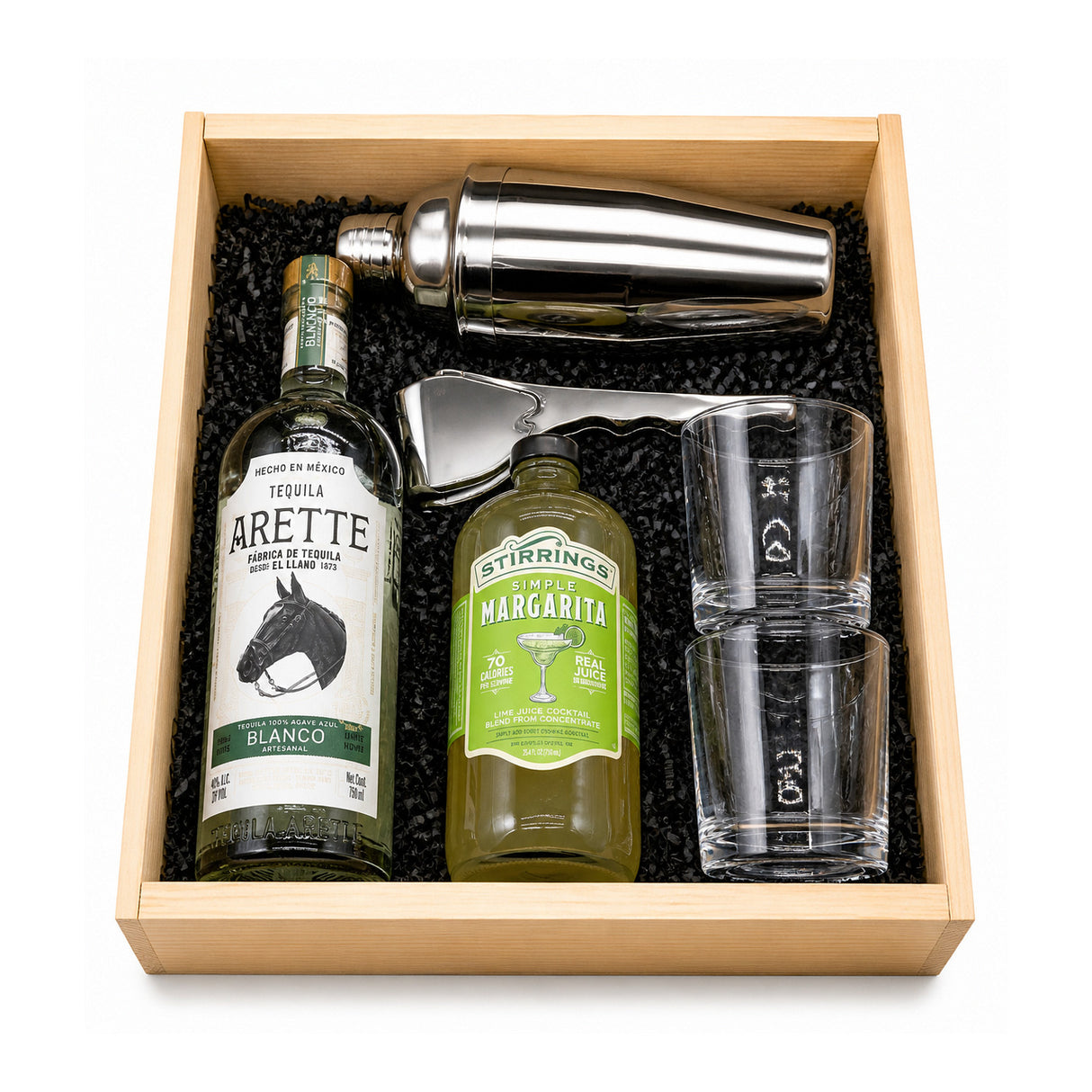 Arette Blanco Tequila Margarita Gift Set 700ml - Collector Gift Selection