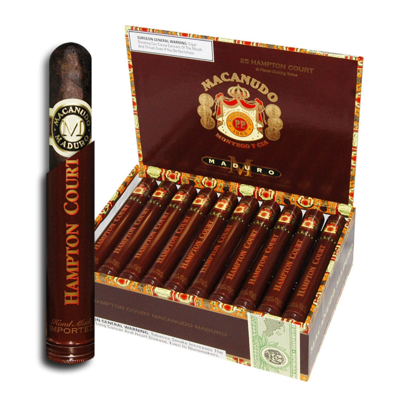 Macanudo Hampton Court Maduro Tubo Single Cigar