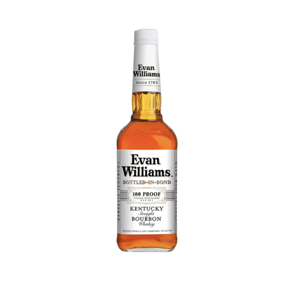 Evan Williams Bottled in Bond 100 Proof Bourbon Whiskey 750ml