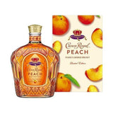 Crown Royal Peach Flavored Whisky 750ml whiskey bottle