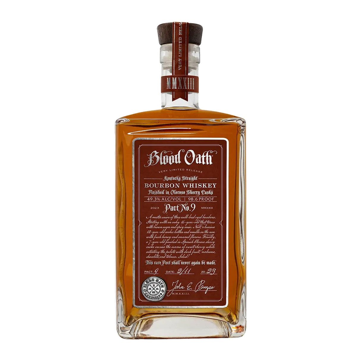 Blood Oath Pact No. 9 Bourbon Whiskey
