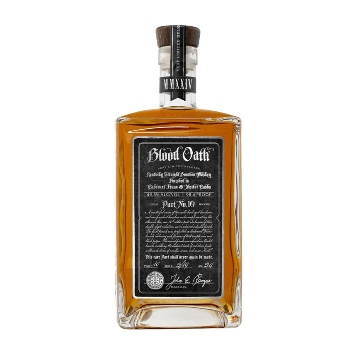 Blood Oath Pact No. 10 Bourbon Whiskey 750ml