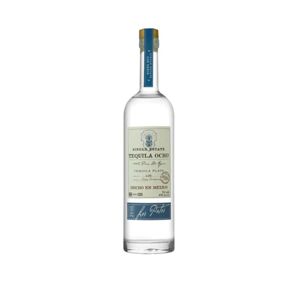 Tequila Ocho Plata Single Estate Tequila – 750ml