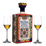 Dos Artes Reserva Anejo Tequila Gift Set with 2 Glasses 1L