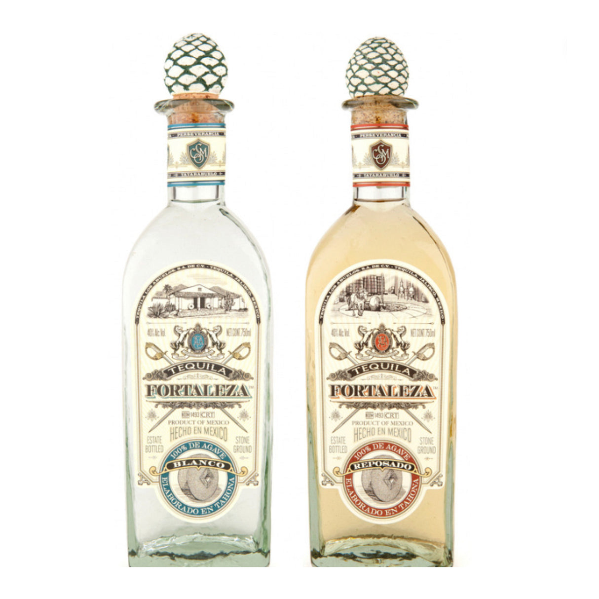 Fortaleza Tequila Bundle – Blanco and Reposado (2 x 750ml)