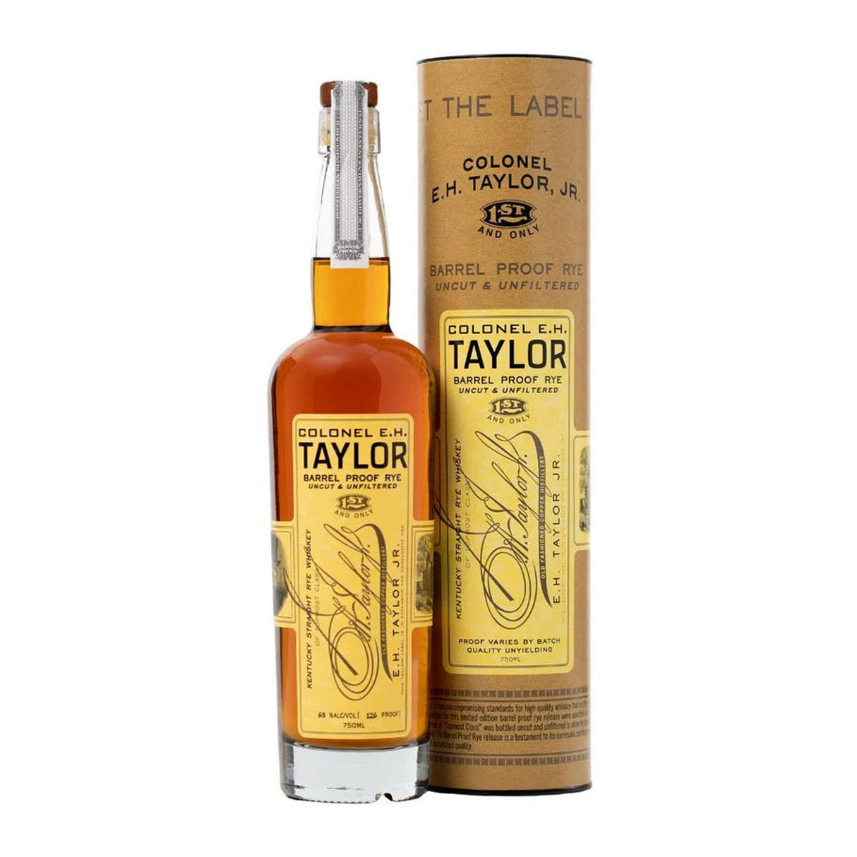 Colonel E.H. Taylor Barrel Proof Rye Whiskey (Uncut & Unfiltered) – 750ml