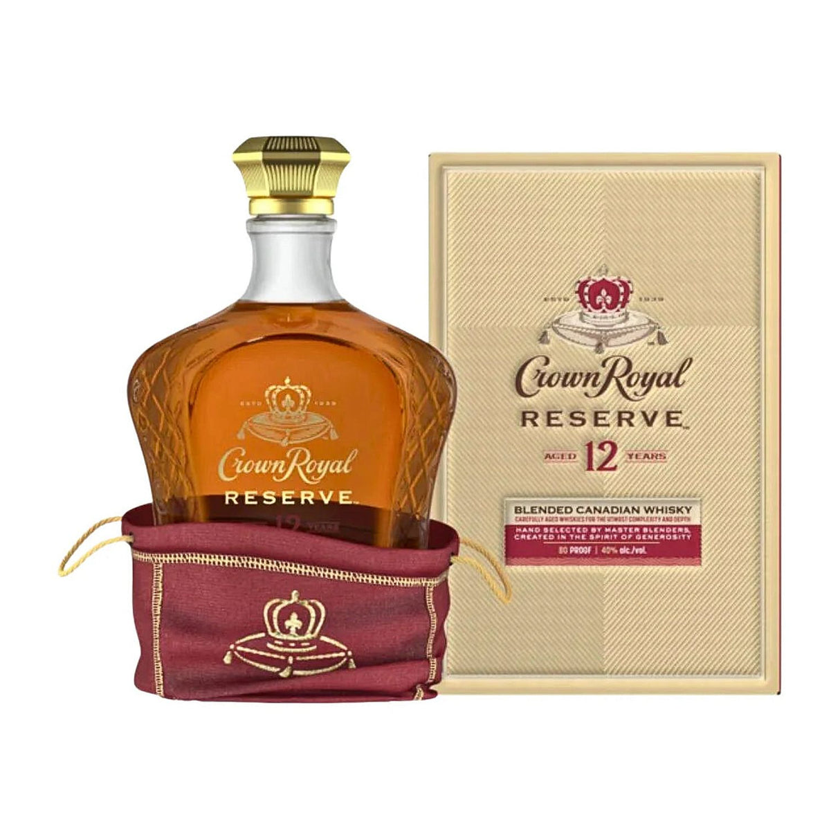 Crown Royal 12 Year Old Canadian Whisky 750ml