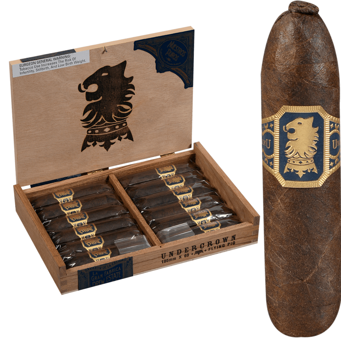 Undercrown Maduro Flying Pig Single Cigar