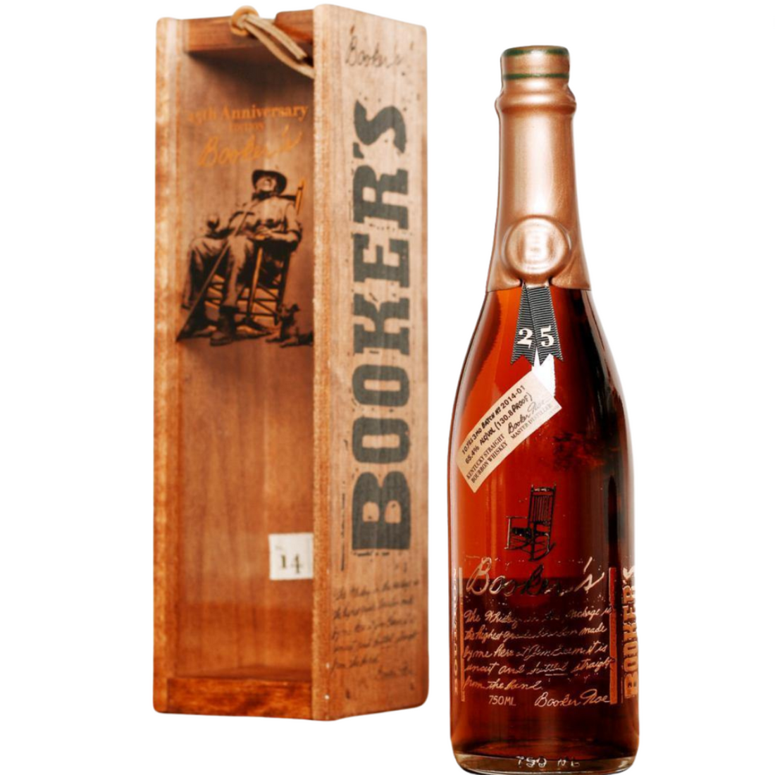 Booker’s 25th Anniversary Bourbon Whiskey – Limited Edition 750ml
