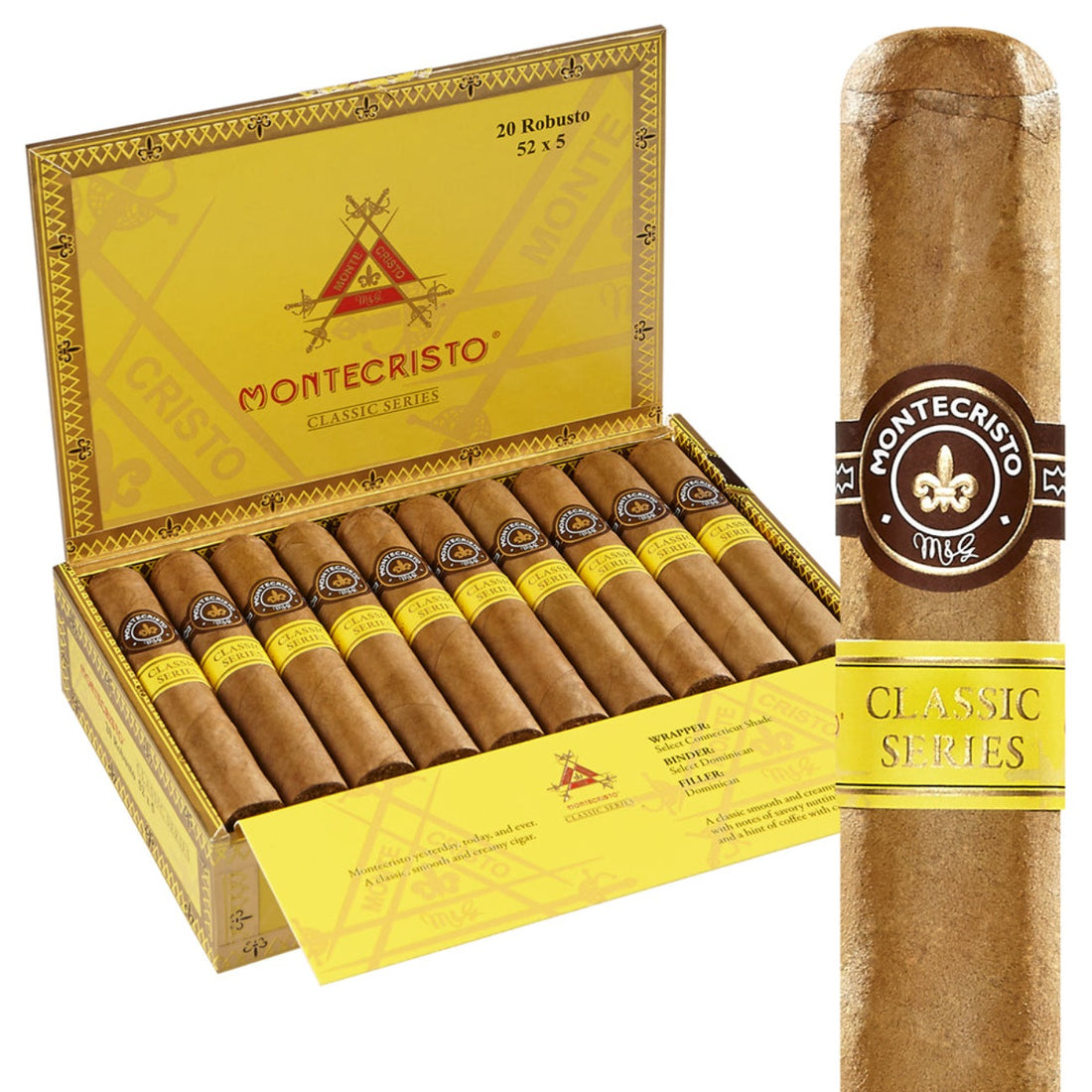 Montecristo Classic Robusto Single Cigar