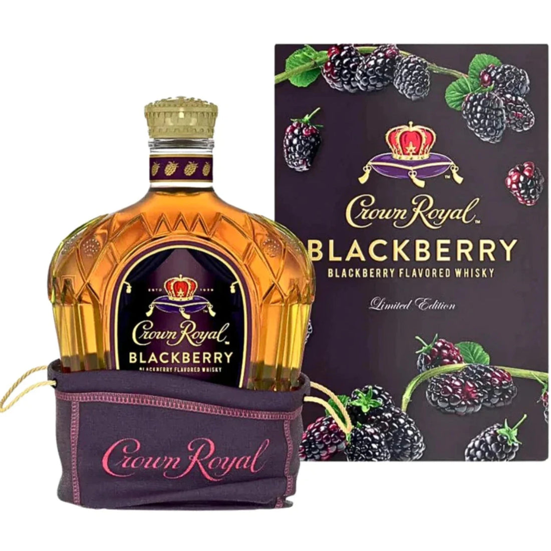 Crown Royal Blackberry Flavored Canadian Whisky 750ml
